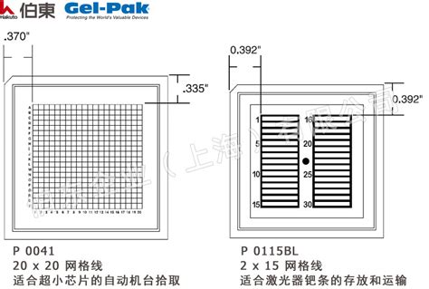 Gel-Pak 印刷网格线介绍