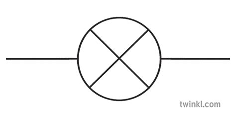 žiarovka lampa veda obvod symboly vedecký diagram mimo čierno biele RGB