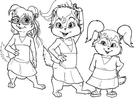 Alvin And The Chipmunks Drawing at GetDrawings | Free download