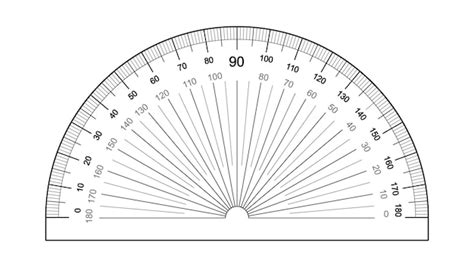 Free Vector | Protractor ruler isolated on the white background ...