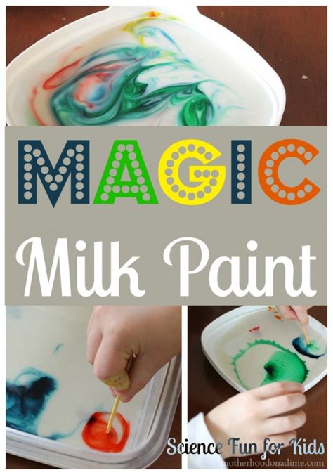 Magic Milk Paint Experiment for Kids - Kids Activities | Saving Money ...