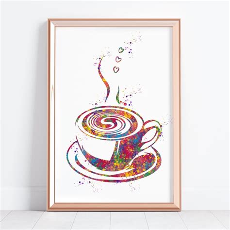 Tea Cup Painting - Etsy