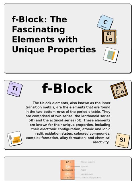 Tinywow_Chemistry Project - F-Block_pdf | PDF | Lanthanide | Chemical ...