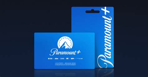 Paramount Plus Gift Card