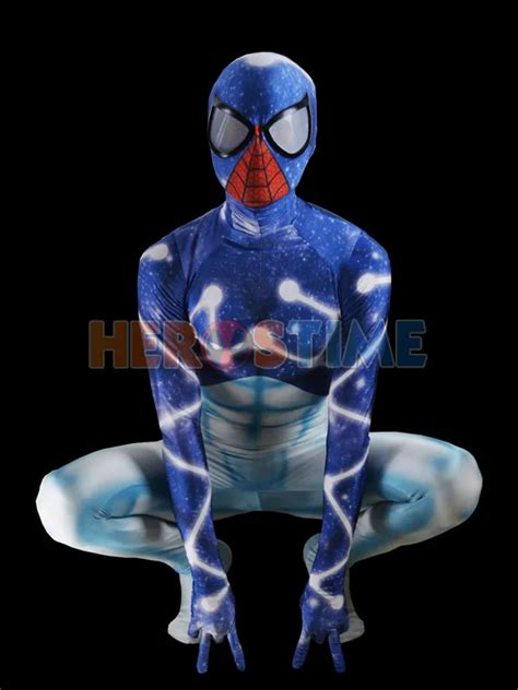 Aliexpress.com : Buy Cool Spiderman 2 Halloween Costume Cosmic Spider Man Costume V2 Full Body ...