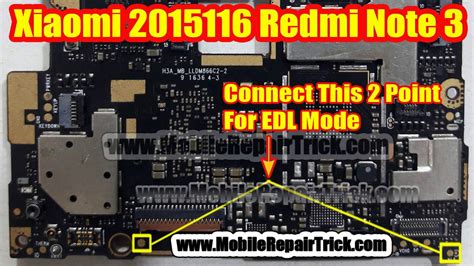 Redmi note 3 Edl Pinout | Xiaomi 2015116 Edl Pinout | Redmi note 3 Edl ...