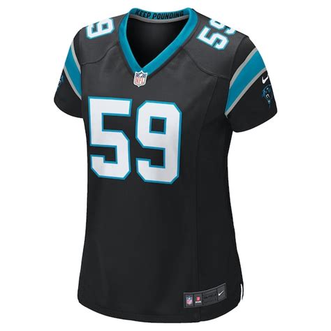 Women's Carolina Panthers Luke Kuechly Nike Black Game Jersey - NFLShop.com