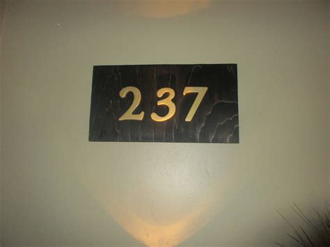 Room 237 Wall Plaque From the Overlook Hotel - Etsy