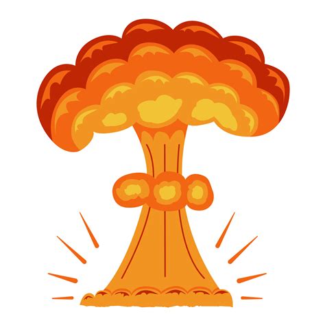 Nuclear Explosion Cartoon