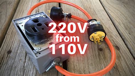 How To Get 220v From 110v Outlet