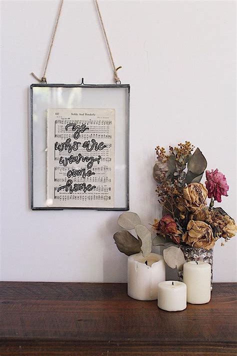 Softly and Tenderly Hymnal Art | Hymnal, Cool art, Etsy