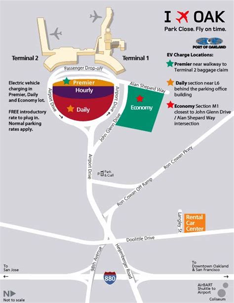 Oakland Airport Terminal Map - United States Map