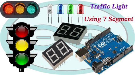 How to Make Traffic Light Using 7 Segment in Arduino - YouTube