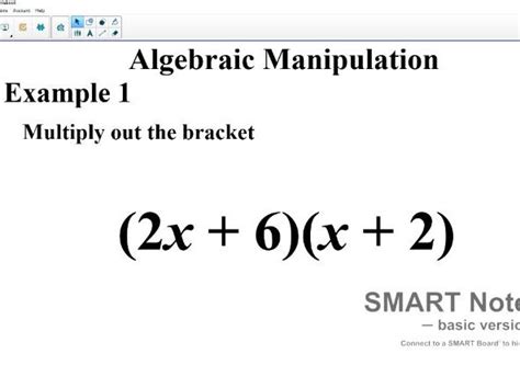 Algebraic Manipulation GCSE revision examples - Grade 5-9 | Teaching Resources