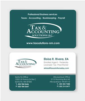 41 Modern Elegant Accounting Business Card Designs for a Accounting ...