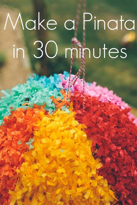 DIY Pinata in 30 minutes - Homemade Pinata Tutorial - Pretty Little ...