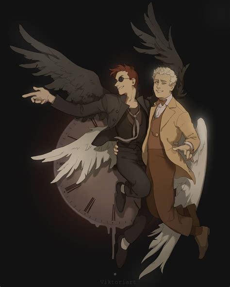 #GoodOmens #Crowley #Aziraphale #fanart | Good omens book, Best couple, Best