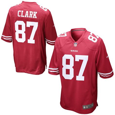 Nike Dwight Clark San Francisco 49ers Cardinal Retired Player Game Jersey