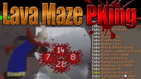 Pking Everyone at Lava Maze Teleport (OSRS) - YouTube