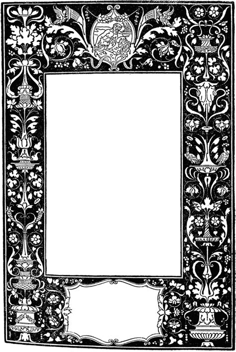 Ornate Floral Border | ClipArt ETC