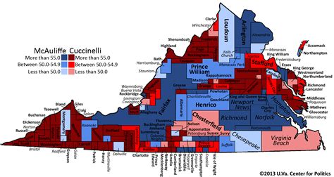 Maps of Virginia Voting 2013 – The Bull Elephant