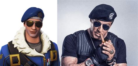 The upcoming Royale Bomber skin seems to be Sylvester Stallone inspired ...