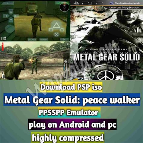 [Download] Metal Gear Solid: peace walker iso ppsspp emulator – PSP APK Iso ROM highly ...