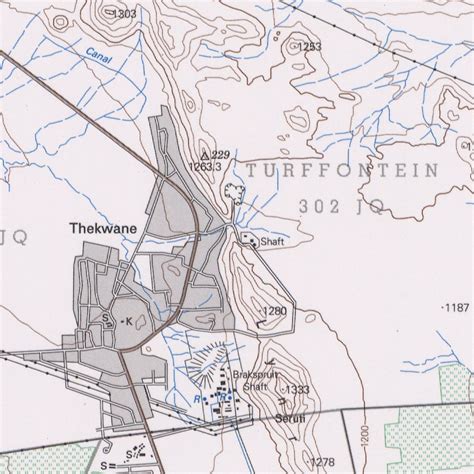 2527CB RUSTENBURG (EAST) Map by Chief Directorate: National Geo-spatial ...