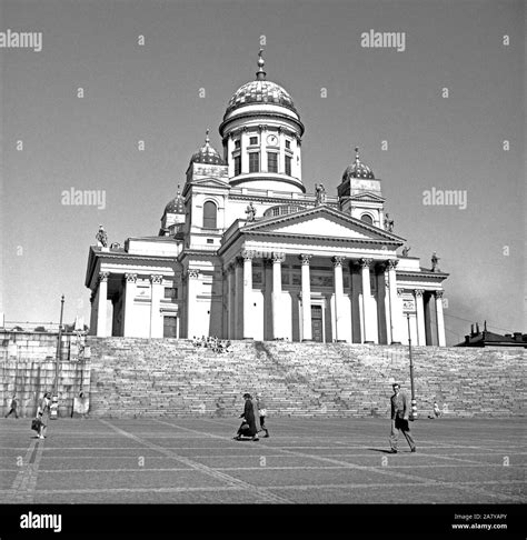 Helsinki Cathedral and Senate Square in August 1947 Stock Photo - Alamy