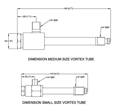 Vortex Tube - instant cooler, compressed air based refrigeration