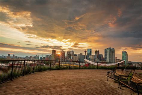 Calgary's Golden Sunset Photograph by Cory Huchkowski | Fine Art America