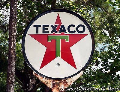 Vintage Texaco Gas Station Sign in East Texas - Giclee Photo Print | eBay