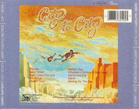 The First Pressing CD Collection: Gerry Rafferty - City to City