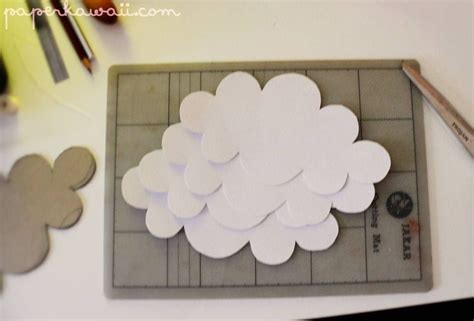 3D Cloud Decoration Tutorial | Cloud decoration, Paper crafts, Cloud craft