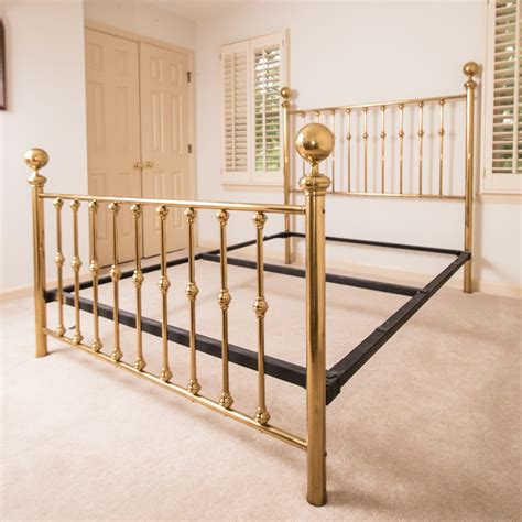 Vintage Queen Size Brass Bed Frame | EBTH