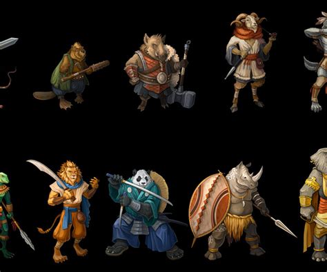 ArtStation - Beastmen_Characters | Game Assets