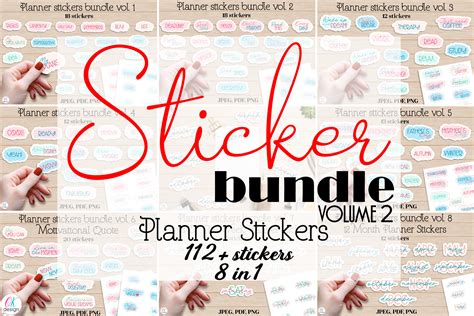 Planner Stickers Mega Bundle Graphic by OK-Design · Creative Fabrica