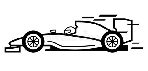 Formula 1 Car Silhouette