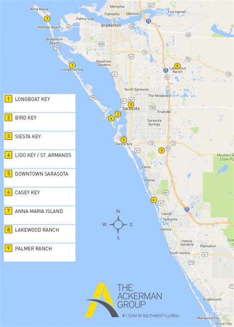 Sarasota Beach Florida Map | Printable Maps