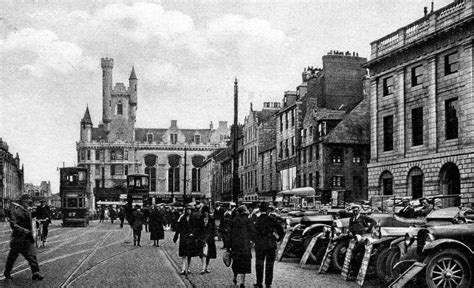 Tour Scotland Photographs: Old Photograph Castle Street Aberdeen Scotland