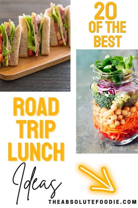 20 Easy Road Trip Lunch Ideas - The Absolute Foodie