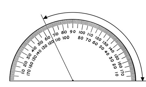 Protractor, 115 Degrees | ClipArt ETC