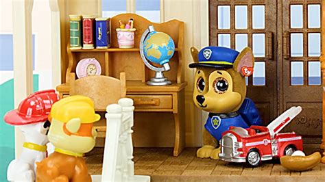 Paw Patrol get a New House Toy Learning Video for Kids! - YouTube | Paw patrol toys, Paw patrol ...