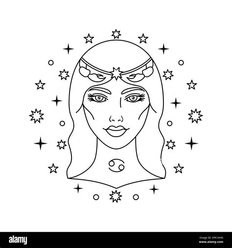 Cancer zodiac sign Stock Vector Image & Art - Alamy