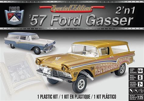 Revell '57 Ford Gasser 2-in-1 Plastic Model Kit 1/24 Scale | Etsy