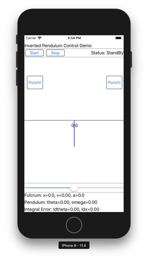 Inverted Pendulum Simulation