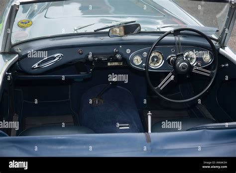 Interior of Austin Healey 3000 Stock Photo - Alamy