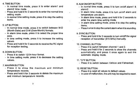 Sharp Atomic clock User Manual | Page 3 / 10 | Original mode | Also for: SPC900