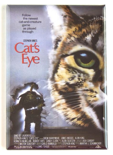 Cat's Eye Movie Poster Fridge Magnet | Etsy