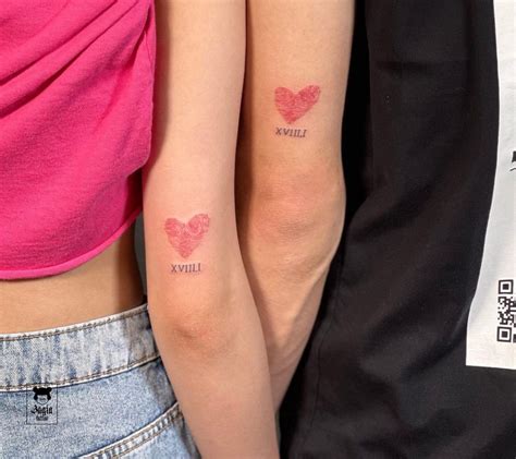 25 Romantic & Small Matching Tattoos for Couples - Small Tattoos & Ideas